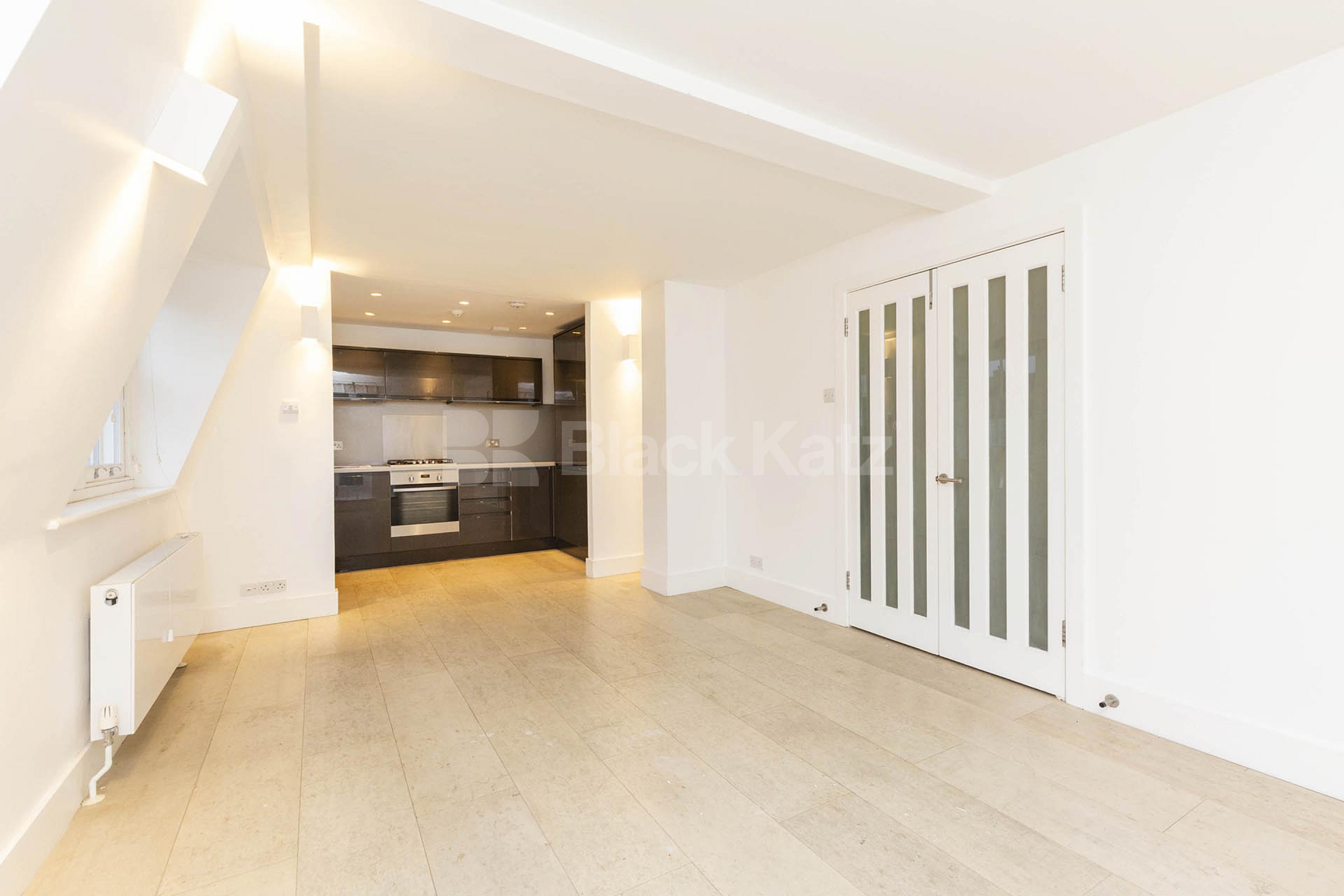 modern and bright 1 bedroom within a office conversion with a private terrace Berry Street, Clerkenwell EC1V